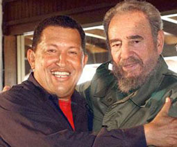 Castro'dan Chavez'e geçmiş olsun