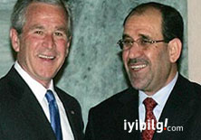 Bush'dan azar işittiği Maliki'ye destek
