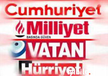 Türk basınında ortak manşet Terör    

