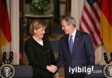 Bush ve Merkel İran'ı görüştü