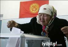 Kırgızistan'da iktidar partisine %47 oy