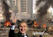 Bush’un çekilin açıklaması komedi oldu!   
