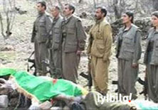 İşte PKK'lı teröristlerin cesetleri