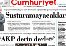 İşte Cumhuriyet'in bugünkü manşeti!