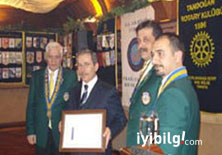 Abdüllatif Şener'e Rotary Kulübü ödülü