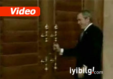 Bush çıkacağı kapıyı şaşırırsa / Video haber