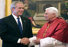 Papa Bush'la NE görüştü?