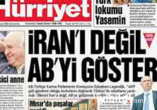 Hürriyet'in manşeti AB'den döndü!