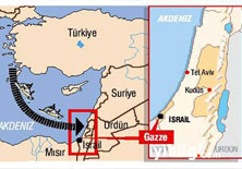 Türkiye yoluyla Gazze eylemi!