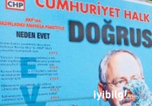 Skandal afiş CHP’yi karıştırdı 
