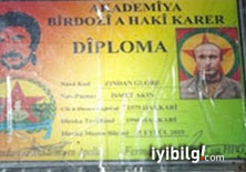 PKK diploma dağıtıyor