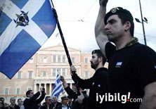 Yunanistan'da emekli askerlerden protesto