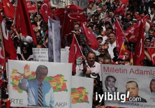Avrupa'da on binler Erdoğan için toplandı