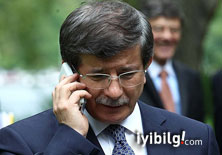 Davutoğlu'dan telefon diplomasisi