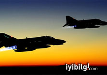Türk savaş uçakları bombaladı