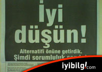 Yaşar Nuri'nin ilan verdiği gazete