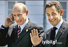 Sarkozy ve Putin ilk kez yanyana