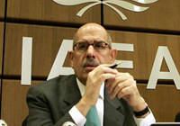 Baradei, İsrail'e patladı