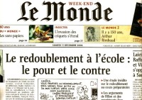 Le Monde'un 'Kara tablo'su...