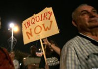 İsrailliler savaşı sorguluyor: Olmert istifa!