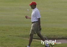 Filistin ağlarken O golf oynadı