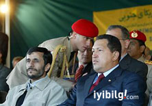 Ahmedinejat ile Chavez, Gazze'yi görüştü