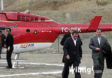 Yazıcıoğlu helikoptere nasıl bindi?