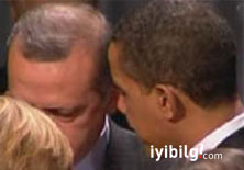 Obama ile ayaküstü sohbet -Video