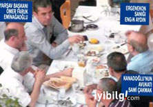 Yarsav Ergenekon HSYK üyesi aynı masada 
