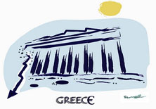 Yunanistan 'körü körüne' batmış
