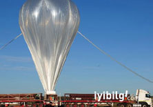 NASA'nın dev balonu Saman-yolu'na çıktı