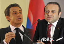 Sarkozy'e Türkiye'den sert yanıt
