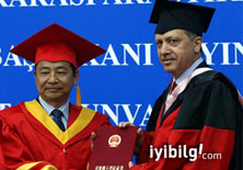 Erdoğan'a Çin'de fahri doktora unvanı