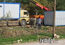 Suriye sınırındaki askeri birliklere konteyner