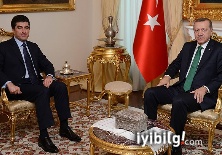 Erdoğan ile Barzani Tarabya Köşkü'nde görüştü