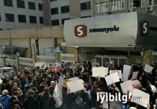 STV'ye Gazze protestosu...
