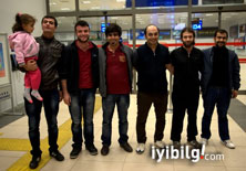 Libya'da serbest bırakılan 9 Türk yurda döndü
