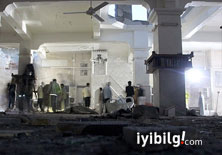 Halep'te camiye 'varil bombalı' saldırı