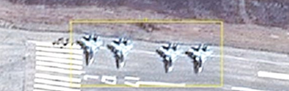 Suriye'deki Rus jetleri görüntülendi