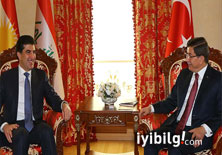 Başbakan Davutoğlu, Barzani'yi kabul etti